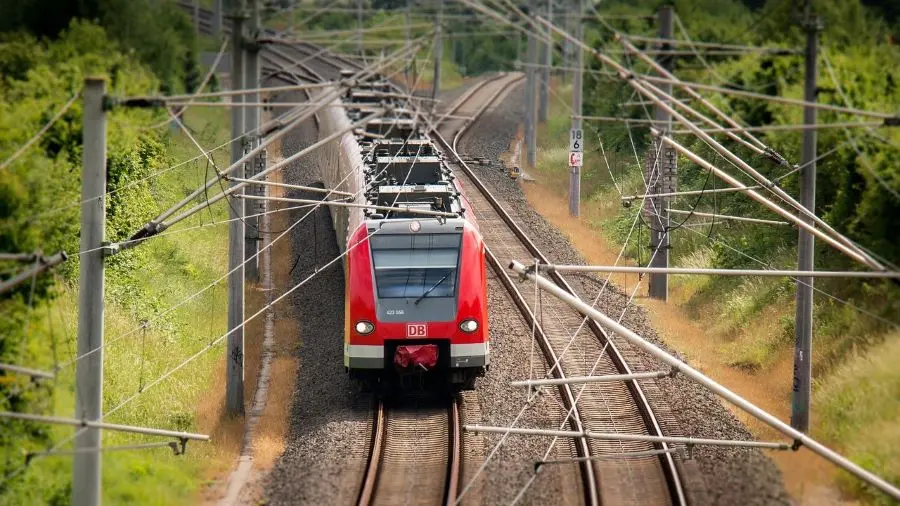 Tren circulando