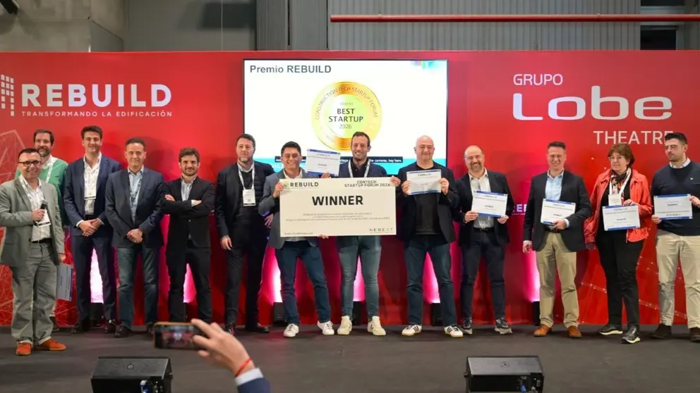 Ganadores del ConTech Startup Forum de REBUILD 2026