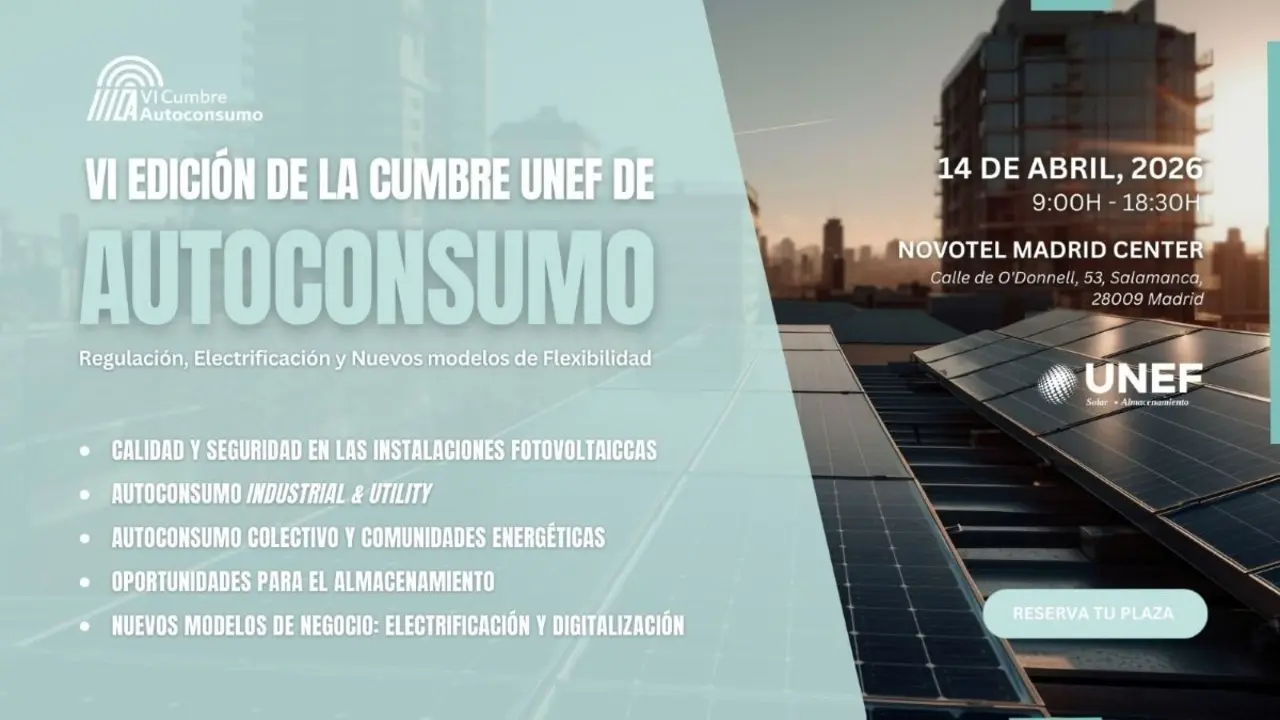 VI Cumbre de autoconsumo de UNEF