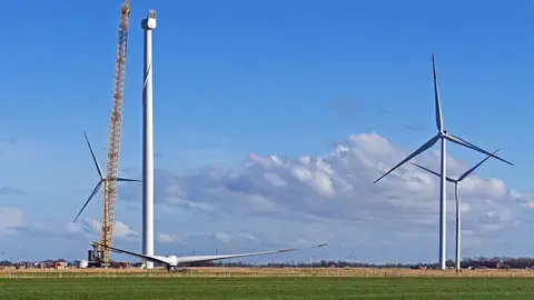 Desmontaje de aerogeneradores