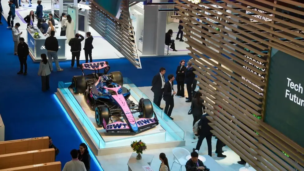 Stand de Indra en MWC